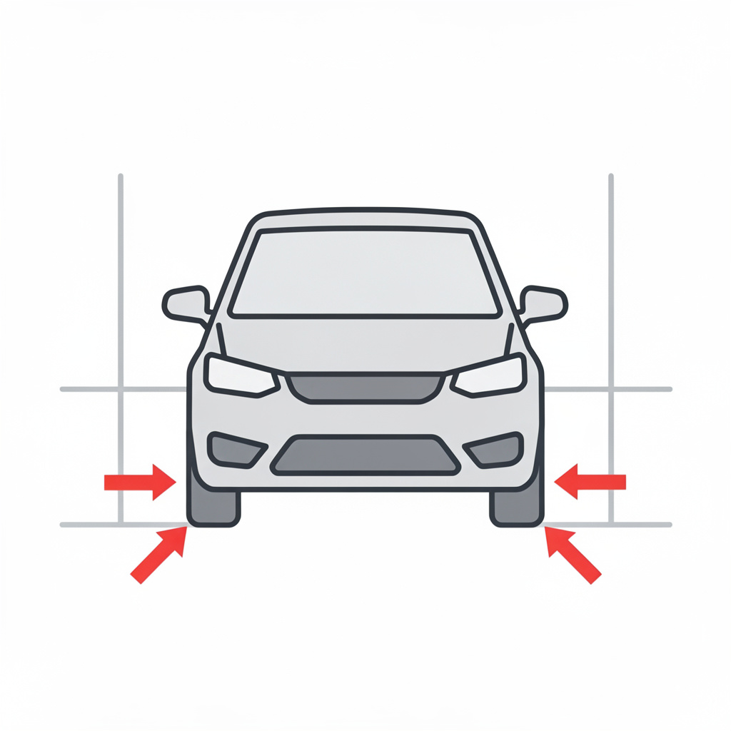 Wheel alignment icon